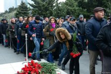 Общественность Азербайджана чтит светлую память жертв трагедии 20 января (ФОТО)