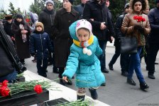 Общественность Азербайджана чтит светлую память жертв трагедии 20 января (ФОТО)