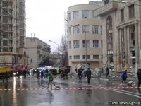 Появилась информация о пострадавшем при пожаре в центре Баку (ОБНОВЛЕНО) (ФОТО/ВИДЕО)