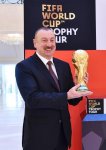 FIFA World Cup Trophy presented to President Aliyev (PHOTO)
