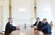 Президент Ильхам Алиев принял генерального исполнительного директора Формулы-1 (ФОТО)