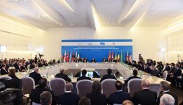 Президент Ильхам Алиев принимает участие в заседании министров в рамках Консультативного совета "Южного газового коридора" (ФОТО)