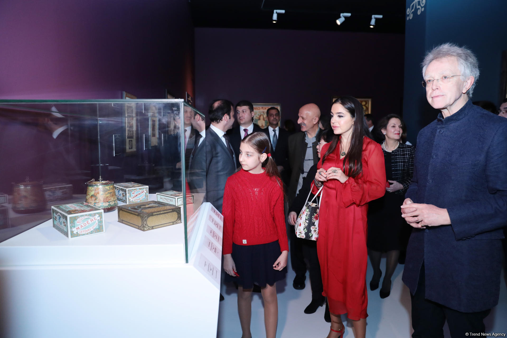 Heydar Aliyev Foundation VP Leyla Aliyeva attends opening of acclaimed Czech artist