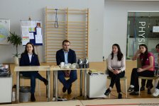 Юные азербайджанские гимнасты встретились с Шахрияром Мамедъяровым (ФОТО)