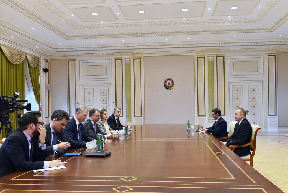 Ilham Aliyev receives delegation led by EU special rep (PHOTO)