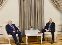 President Aliyev presents "Istiglal" order to MP Fattah Heydarov (PHOTO)