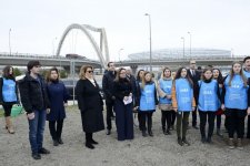 Вице-президент Фонда Гейдара Алиева Лейла Алиева приняла участие в акции по посадке деревьев в рамках кампании "Справедливость для Ходжалы!" (ФОТО)