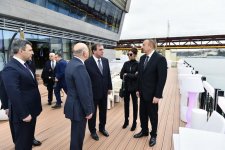 Президент Ильхам Алиев и его супруга приняли участие в открытии комплекса ASAN Hаyat в Мингячевире (ФОТО)