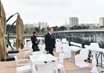 Президент Ильхам Алиев и его супруга приняли участие в открытии комплекса ASAN Hаyat в Мингячевире (ФОТО)