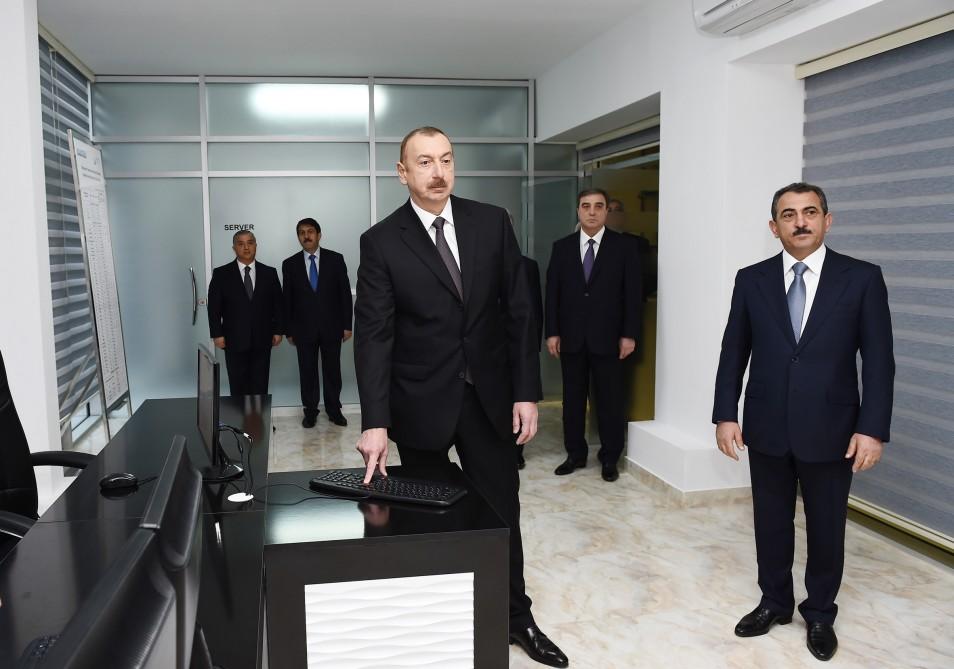 President  Aliyev inaugurates drinking water supply system in Mingachavir (PHOTO)