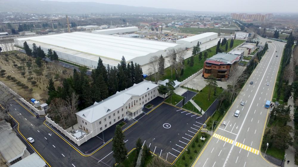 President Aliyev and his spouse attend opening of yarn plants in Mingachevir (PHOTO)