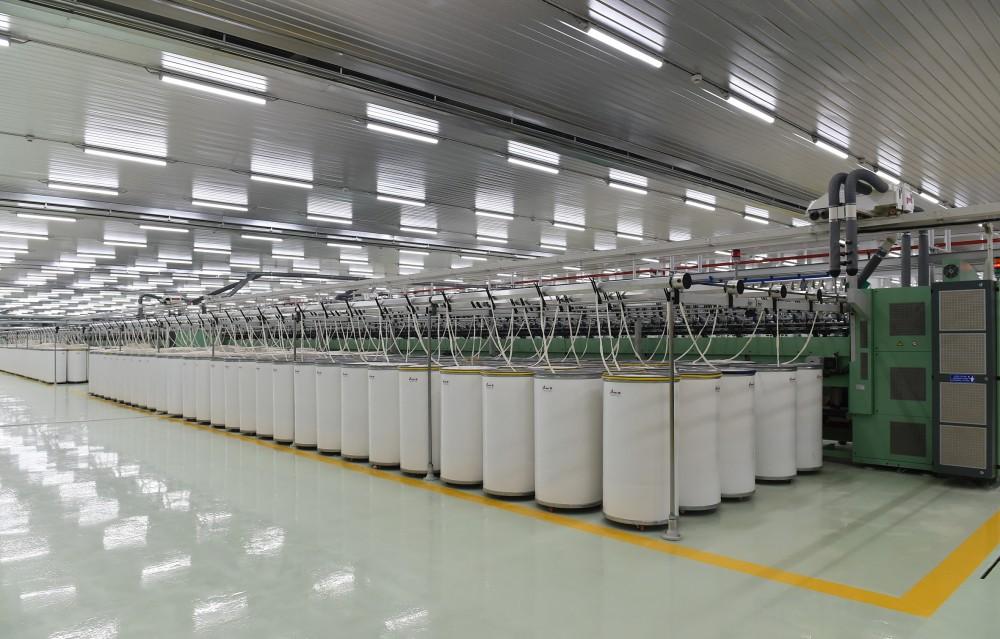 President Aliyev and his spouse attend opening of yarn plants in Mingachevir (PHOTO)