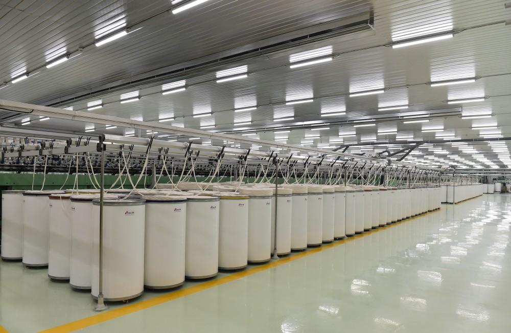 President Aliyev and his spouse attend opening of yarn plants in Mingachevir (PHOTO)