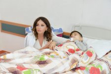 Первый вице-президент Мехрибан Алиева побывала в Центре талассемии (ФОТО)