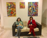 Азербайджанские художники представили свои картины в Милане (ФОТО)