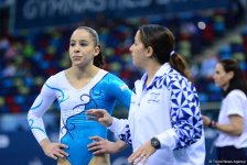 Стартовал второй день соревнований Кубка мира по спортивной гимнастике в Баку (ФОТОРЕПОРТАЖ)