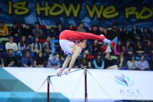 Стартовал второй день соревнований Кубка мира по спортивной гимнастике в Баку (ФОТОРЕПОРТАЖ)