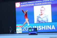 Стартовал второй день соревнований Кубка мира по спортивной гимнастике в Баку (ФОТОРЕПОРТАЖ)