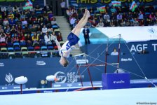 Лучшие моменты соревнований Кубка мира по спортивной гимнастике FIG в Баку (ФОТО)