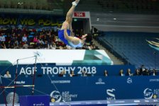 Лучшие моменты соревнований Кубка мира по спортивной гимнастике FIG в Баку (ФОТО)