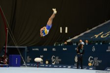 Лучшие моменты соревнований Кубка мира по спортивной гимнастике FIG в Баку (ФОТО)