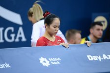 Лучшие моменты соревнований Кубка мира по спортивной гимнастике FIG в Баку (ФОТО)