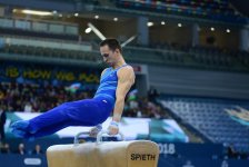 Стартовал последний день соревнований Кубка мира по спортивной гимнастике в Баку (ФОТО)