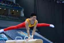 Стартовал последний день соревнований Кубка мира по спортивной гимнастике в Баку (ФОТО)