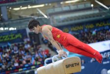 Стартовал последний день соревнований Кубка мира по спортивной гимнастике в Баку (ФОТО)