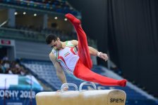 Стартовал последний день соревнований Кубка мира по спортивной гимнастике в Баку (ФОТО)