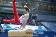 Стартовал последний день соревнований Кубка мира по спортивной гимнастике в Баку (ФОТО)