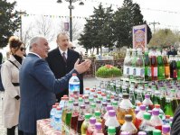Президент Азербайджана Ильхам Алиев и Первая леди Мехрибан Алиева приняли участие во всенародных празднествах по случаю Новруза (ФОТО)