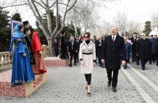 Президент Азербайджана Ильхам Алиев и Первая леди Мехрибан Алиева приняли участие во всенародных празднествах по случаю Новруза (ФОТО)