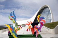 В парке Центра Гейдара Алиева прошла церемония награждения Международного конкурса искусств "SƏMƏNİ" (ФОТО)