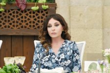 Первый вице-президент Мехрибан Алиева встретилась с супругами глав дипмиссий в Баку (ФОТО)