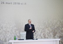 Под председательством Президента Ильхама Алиева в Барде прошло республиканское совещание по развитию хлопководства (ФОТО)