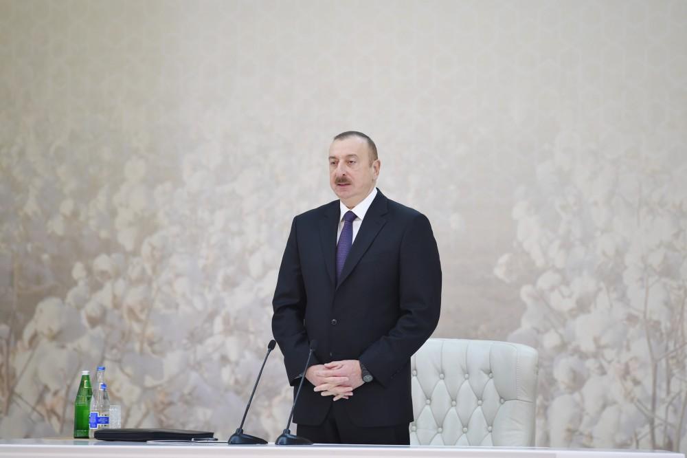 Президент Ильхам Алиев: Сельское хозяйство не может развиваться без серьезной господдержки