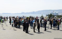 В Баку состоялось награждение победителей выставки "Весенняя свежесть красок" (ФОТО)