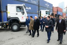 Бакинский порт получил новые погрузчики из Китая (ФОТО)