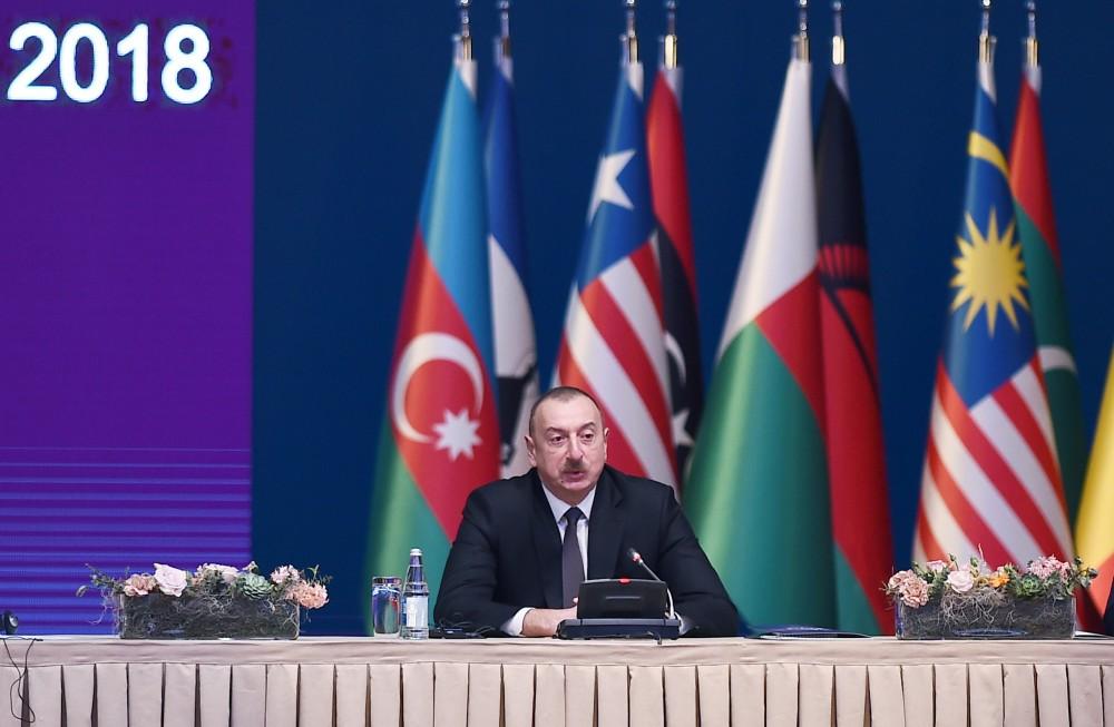 Президент Ильхам Алиев принял участие в открытии конференции министров Движения неприсоединения в Баку (ФОТО)