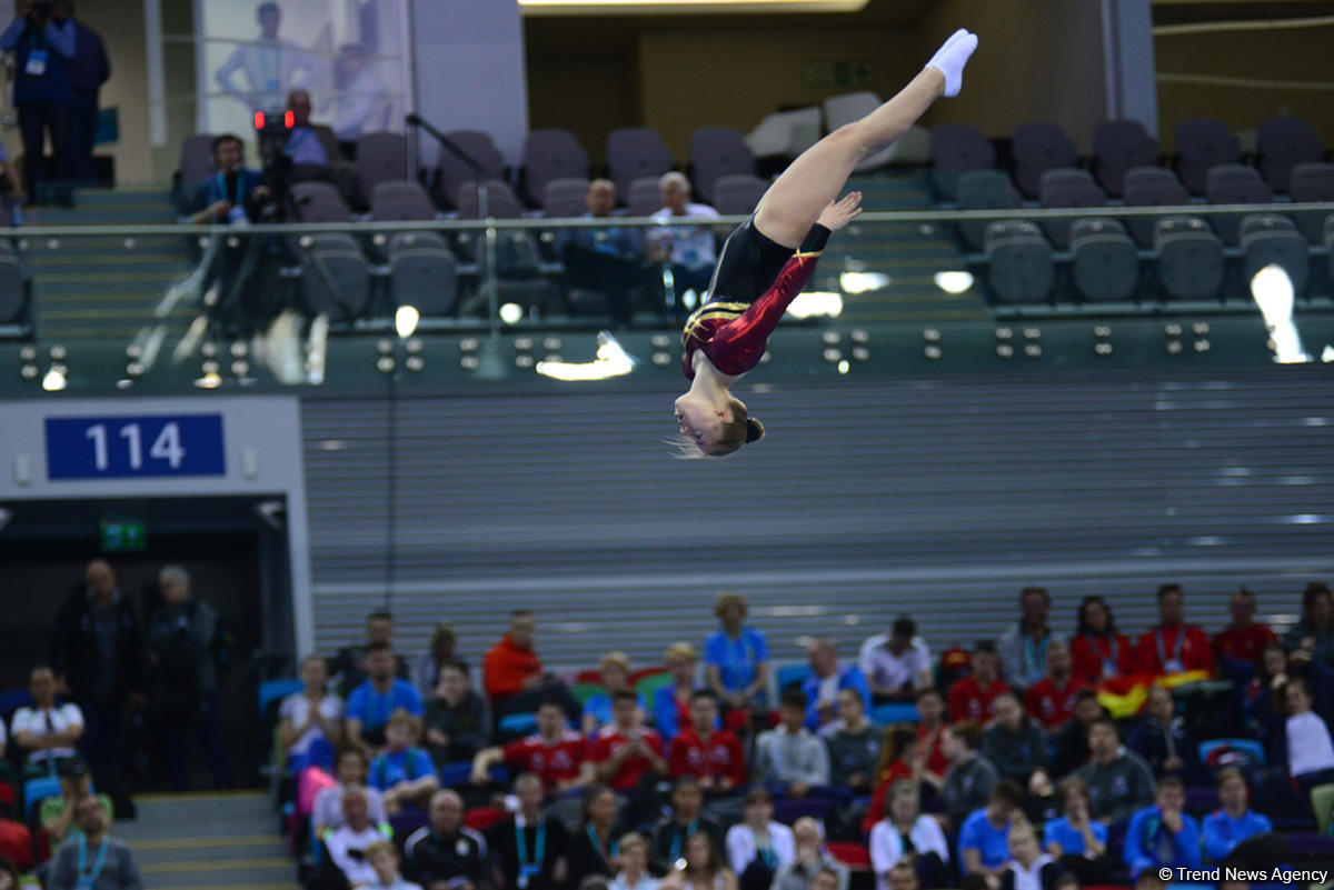European Championships in Trampoline, Double Mini-Trampoline and Tumbling opens in Baku (PHOTO)
