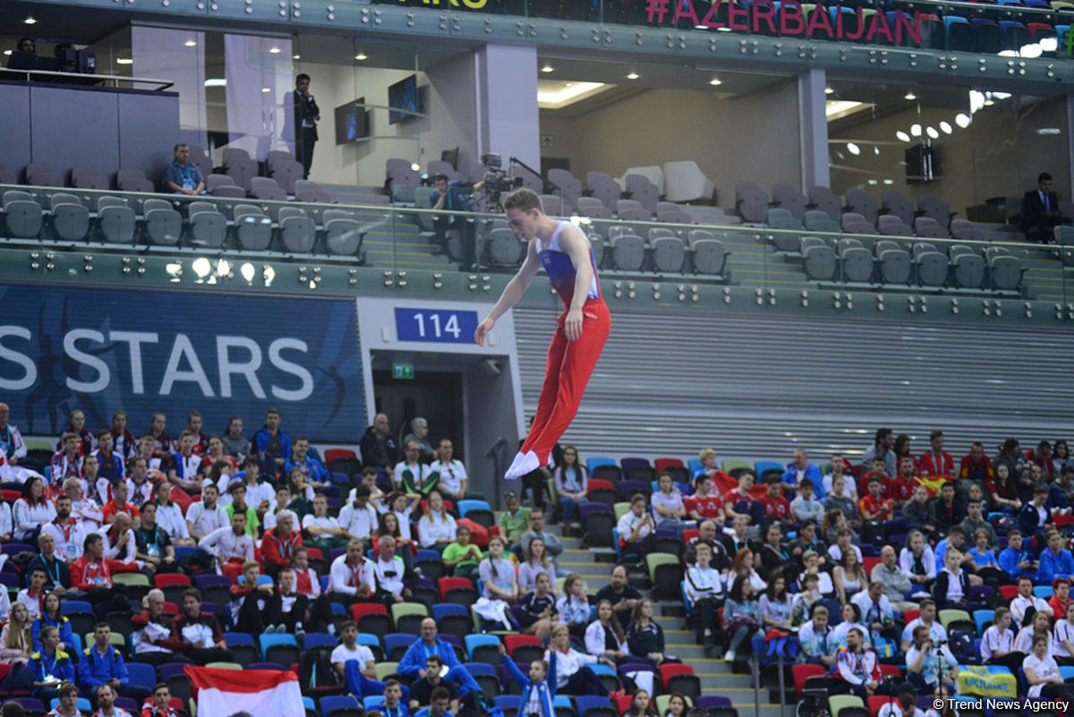 European Championships in Trampoline, Double Mini-Trampoline and Tumbling opens in Baku (PHOTO)