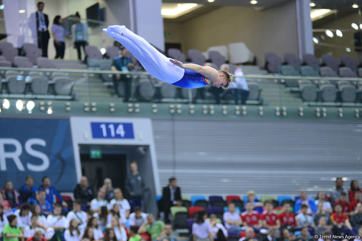 European Championships in Trampoline, Double Mini-Trampoline and Tumbling opens in Baku (PHOTO)