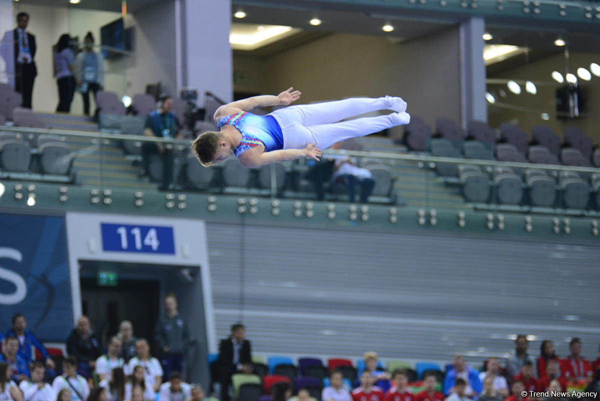 European Championships in Trampoline, Double Mini-Trampoline and Tumbling opens in Baku (PHOTO)