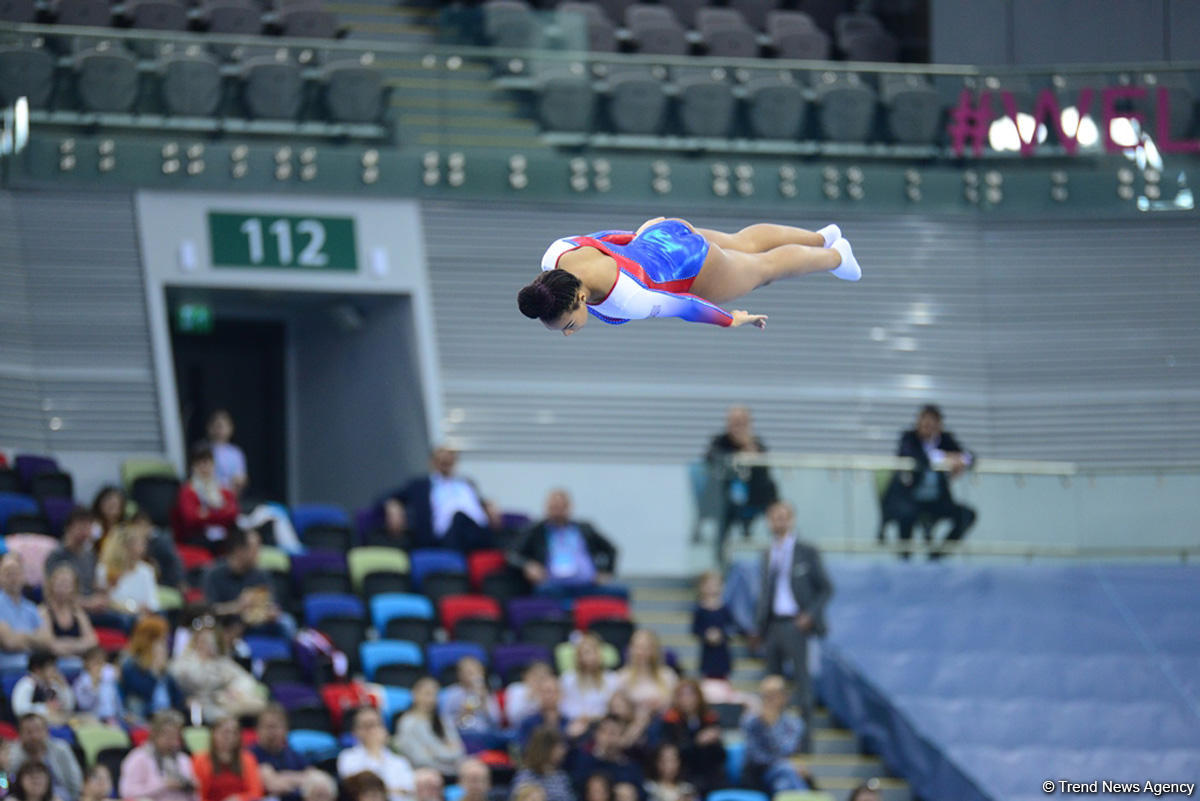 European Championships in Trampoline, Double Mini-Trampoline and Tumbling opens in Baku (PHOTO)