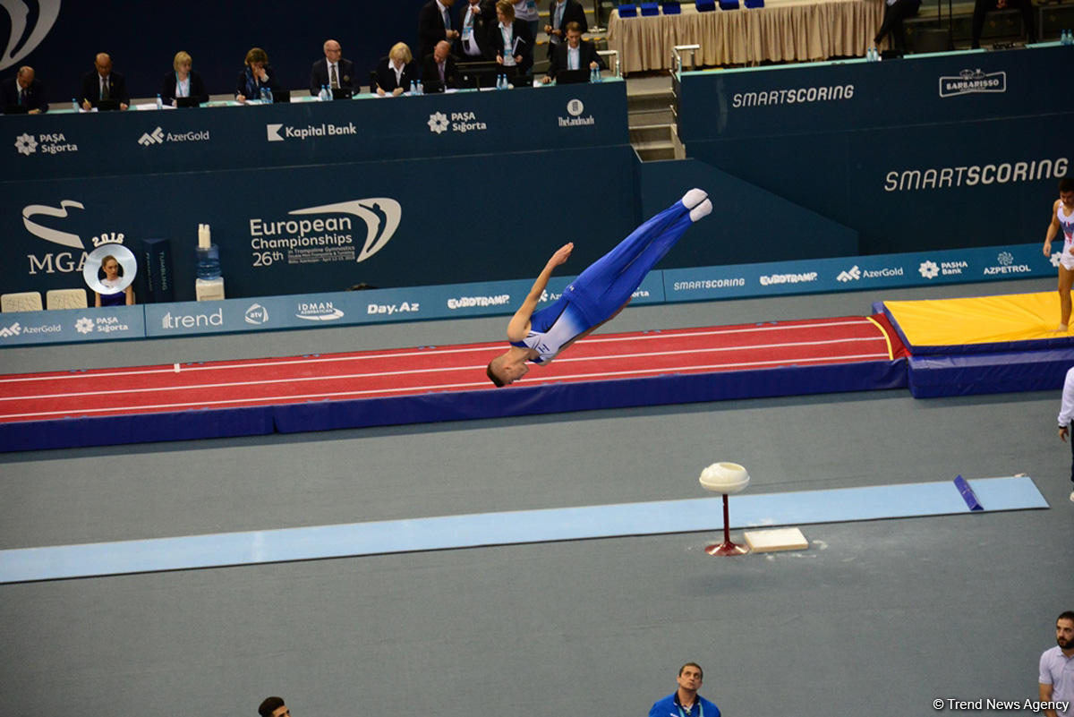 European Championships in Trampoline, Double Mini-Trampoline and Tumbling opens in Baku (PHOTO)