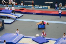 Стартовал второй день ЧЕ по прыжкам на батуте, двойном мини-батуте и акробатической дорожке в Баку (ФОТО)