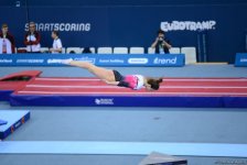 Стартовал второй день ЧЕ по прыжкам на батуте, двойном мини-батуте и акробатической дорожке в Баку (ФОТО)