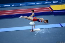 Стартовал второй день ЧЕ по прыжкам на батуте, двойном мини-батуте и акробатической дорожке в Баку (ФОТО)