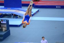 Стартовал второй день ЧЕ по прыжкам на батуте, двойном мини-батуте и акробатической дорожке в Баку (ФОТО)